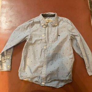 Boys Polka Dot Long Sleeve Button Up